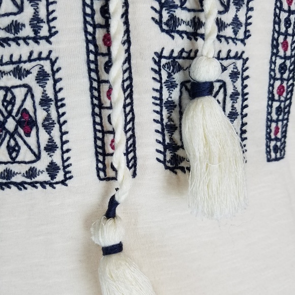 Lucky Brand Women's Top Bohemian Festival Beige - Picture 4 of 7